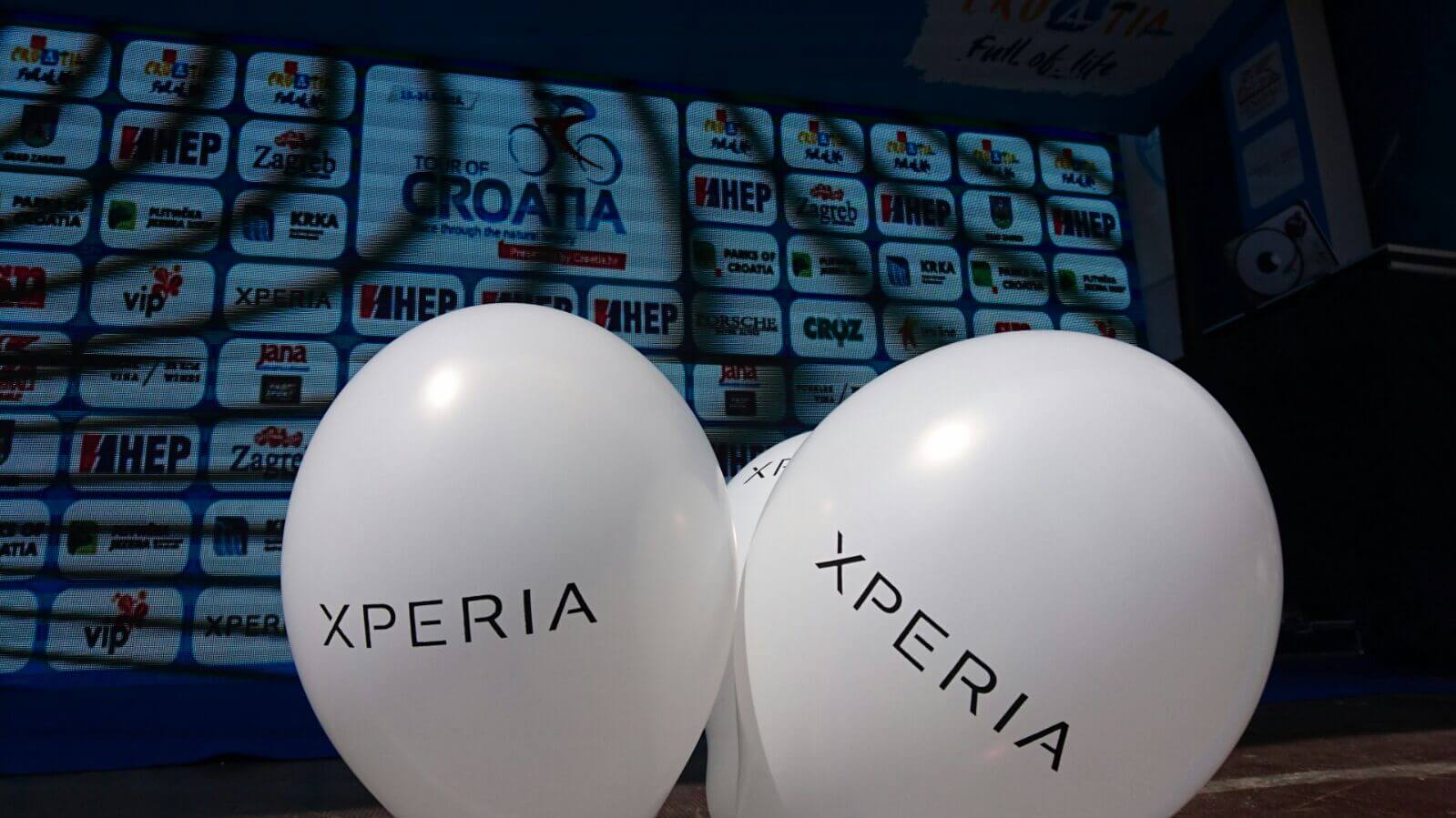 Sony Xperia Tour of Croatia dekoracije